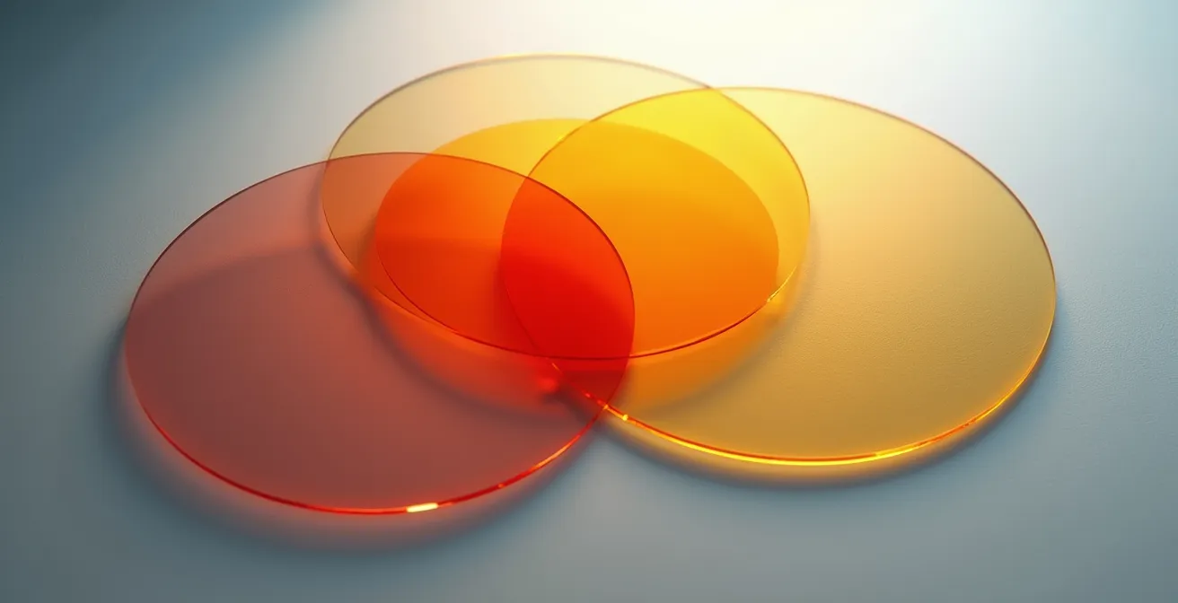 Vue aérienne abstraite montrant des cercles de zones d'alertes superposés autour d'une station de métro